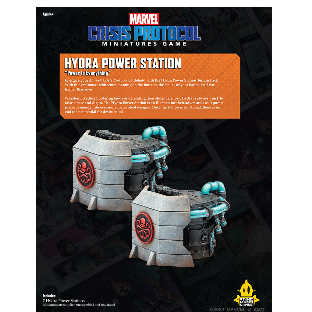 Marvel Crisis Protocol : Hydra Power Station Terrain Pack